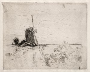 Mulino e Erbacce, Olanda da John Henry Twachtman