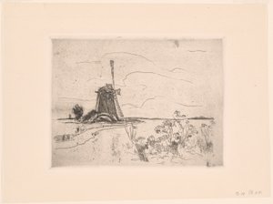 Mulino in Olanda da John Henry Twachtman