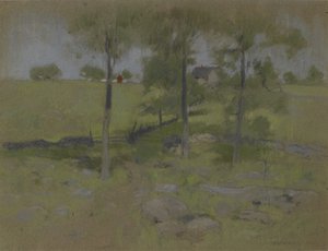 Tre alberi, c.1888-95 da John Henry Twachtman