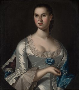 Signora Elizabeth Smith (nata Elizabeth Chew), 1762 da John Hesselius