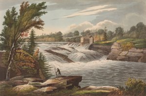 Cascate del fornaio n. 8 del Portfolio del fiume Hudson, 1823-24