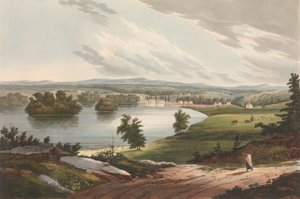 Forte Edward No. 10 del Portfolio del Fiume Hudson da John Hill