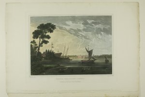 Norfolk; Da Gosport, Virginia, tavola cinque del secondo numero di Vedute pittoresche del paesaggio americano