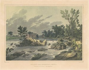 Diga di Bolling, Petersburgh, Virginia da John Hill, after Joshua Shaw