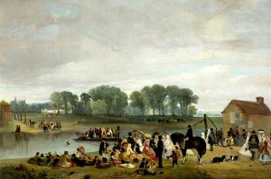 Traghetto di Wilford, Nottingham (La mangiata di ciliegie) da John Holland