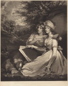 Figlie di Sir Thomas Frankland, baronetto (Le sorelle) da John Hoppner
