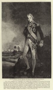 Horatio Nelson, Visconte Nelson, e Duca di Bronte, KB, Vice-Ammiraglio da John Hoppner