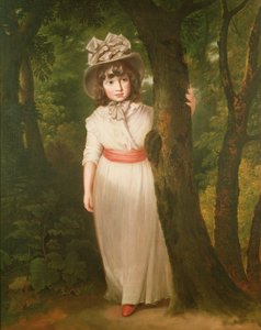 Miss Harriett Anne Seale come Bo-Peep da John Hoppner