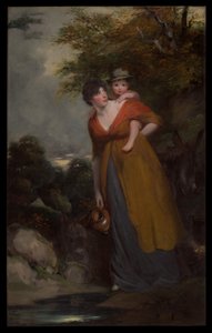 La signora Richard Brinsley Sheridan (Hester Jane Ogle, 1775/76-1817) e suo figlio (Charles Brinsley Sheridan, 1796-1843) da John Hoppner