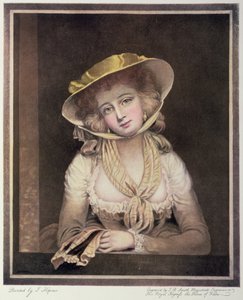Ritratto di Sophia Western, inciso da J.R. Smith, XVIII secolo da John Hoppner