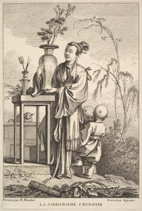 Il giardiniere cinese, 1741-63 da John Ingram
