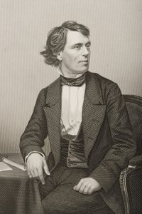 John Bartholomew Gough (1817-86) inciso da D.J. Pound da una fotografia, da 