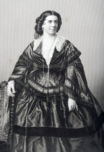 Madame Anna Bishop (1810-84) incisa da D.J. Pound da una fotografia, da 