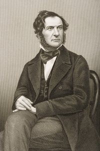 William Ewart Gladstone (1809-98) inciso da D.J. Pound da una fotografia, da 