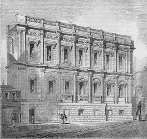 Fronte orientale della sala dei banchetti, Whitehall da John Jackson