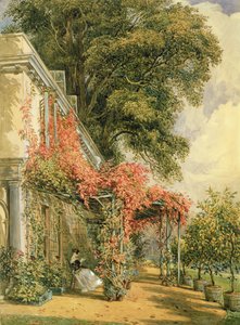 Facciata del giardino della casa del signor Robert Vernon a Twickenham da John James Chalon