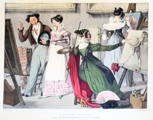 Les Dames Artistes, pubblicato da Rodwell e Martin, 1820