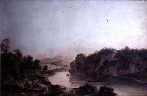 Scena fluviale da John James Chalon