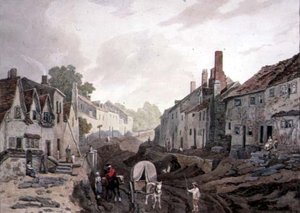 Scena di strada, Erith, Kent da John James Chalon