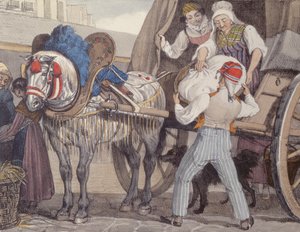 Il carrello della lavanderia, 1822 da John James Chalon
