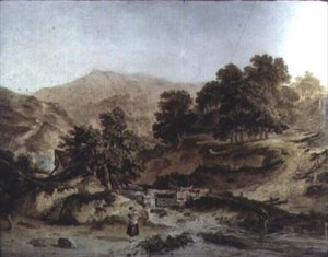 Paesaggio gallese da John James Chalon