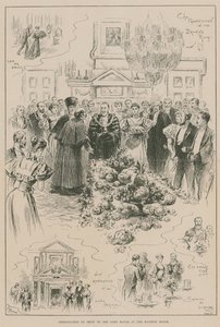 Presentazione di frutta al Lord Mayor alla Mansion House da John Jellicoe