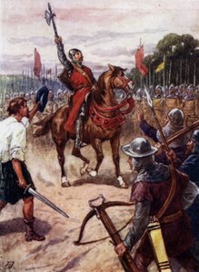 William Wallace alla battaglia di Falkirk, Scozia