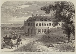 Brook House, Isola di Wight, la residenza del signor Seely, MP, visitata da Garibaldi