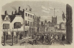 Calcio a Kingston-on-Thames il martedì grasso da John Jessop Hardwick