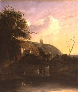 Una vista vicino a Harwich da John and John Berney Crome