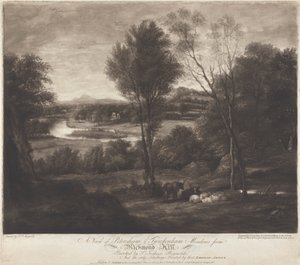 Veduta di Petersham e Twickenham Meadows da Richmond Hill