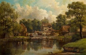 Fattoria in Wood Lane, Handsworth, 1850-1908 da John Joseph Hughes