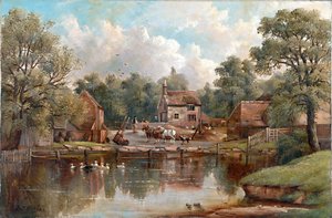 Fattoria in Wood Lane, Handsworth, 1850-1908