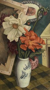 Natura morta con dalie da John Joseph Wardell Power