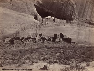 Rovine delle abitazioni sulla scogliera, Canyon de Chelly, 1879-1881 (foto)