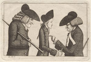 Henry Home, Lord Kames; Hugo Arnot; James Burnett, Lord Monboddo di John Kay da John Kay