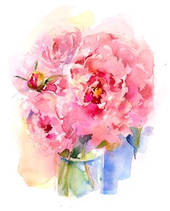 Bouquet di peonie da John Keeling