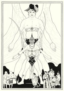 Illustrazione per La storia di Aladino e la lampada meravigliosa (litografia)