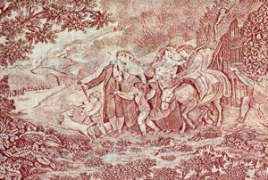 La Danza e La Partenza Illustrazioni da Il Villaggio Abbandonato da John Keyse Sherwin