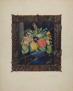 Natura morta con foglio di stagno e cornice, c. 1941 da John Koehl