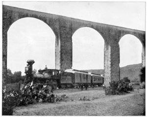 Acquedotto vicino a Queretaro, Messico, fine XIX secolo da John L. Stoddard