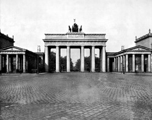 Porta di Brandeburgo, Berlino, 1893