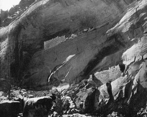 Abitazioni rupestri, Mancos Canyon, Arizona, USA, 1893