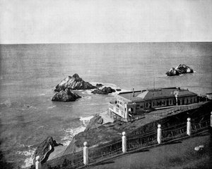 Cliff House e Seal Rocks, Golden Gate, California, USA, 1893