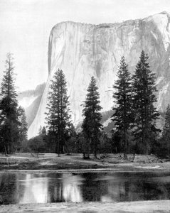 El Capitan, Yosemite Valley, California, USA, 1893 da John L. Stoddard