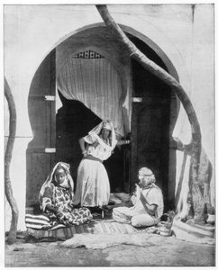 Gruppo di donne, Algeria, Africa, fine XIX secolo da John L. Stoddard