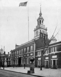 Independence Hall, Philadelphia, USA da John L. Stoddard
