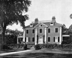 Casa di Longfellow, Cambridge, Massachusetts, USA da John L. Stoddard