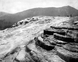 Mammoth Hot Springs, Parco Nazionale di Yellowstone, USA