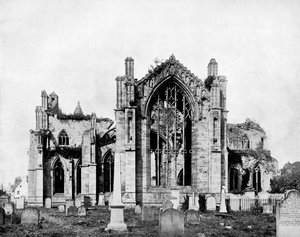 Abbazia di Melrose, Scozia, 1893 da John L. Stoddard